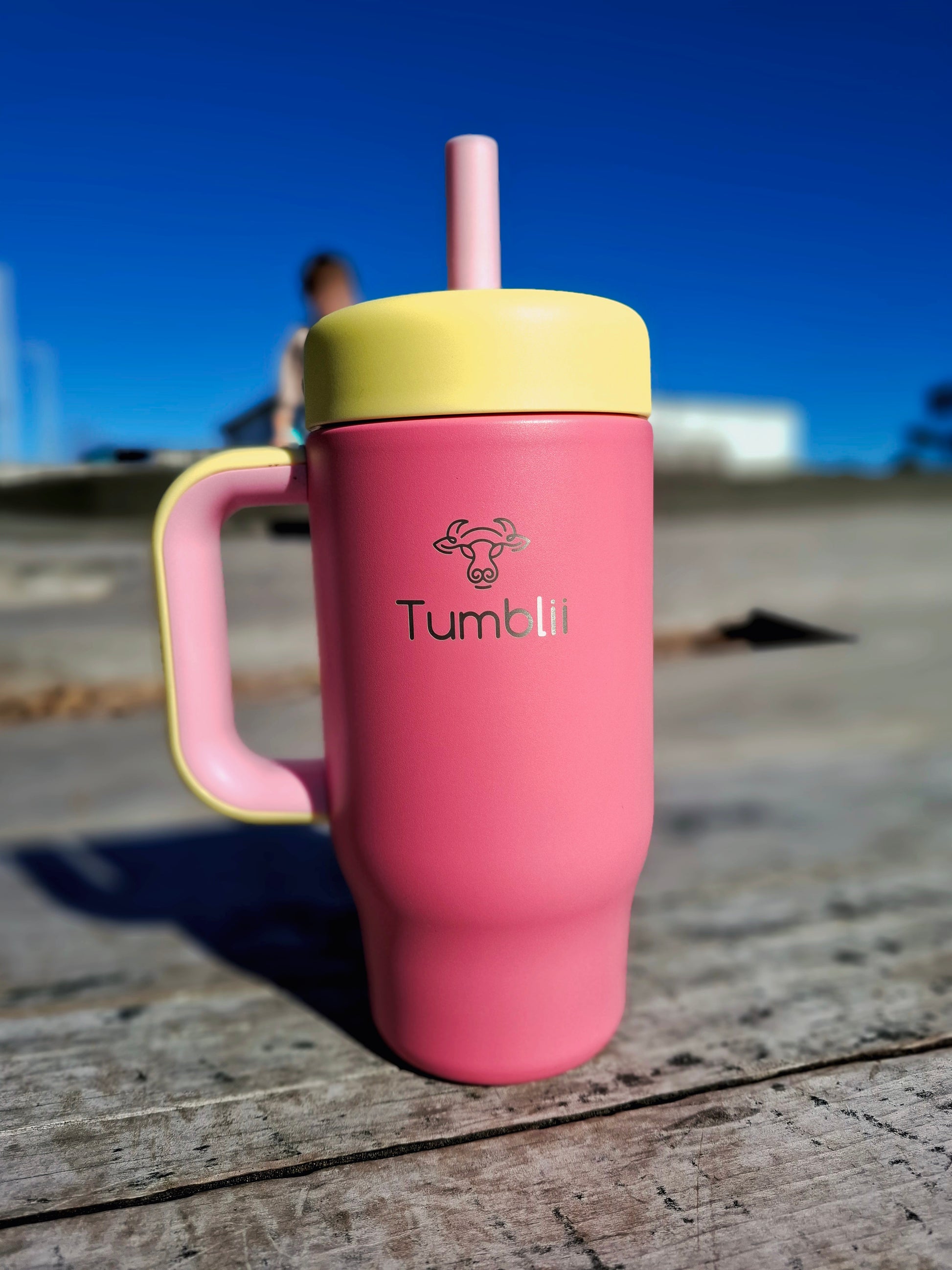 Pink stainless steel toddler tumblii tumbler